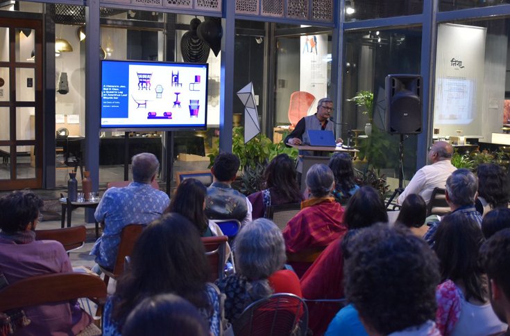 Participants attending Jaipur Design Week 2024 engaging in design-thinking workshops, storytelling sessions, panel discussions, sustainable design activities, and collaborative creative events featuring leading designers and educators