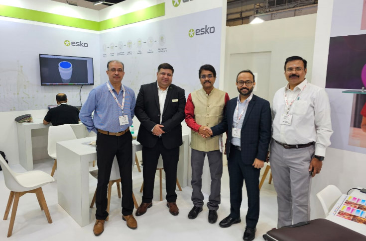 Esko CDI Spark 4835 digital flexo imager at Sai Enterprises used for flexo pre-press platemaking in flexible packaging and label printing applications