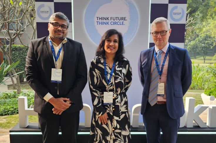 Huhtamaki Think Circle 2025 event at Embassy of Finland in New Delhi discussing sustainable packaging, recycling innovations, and circular economy solutions for India’s plastics industry