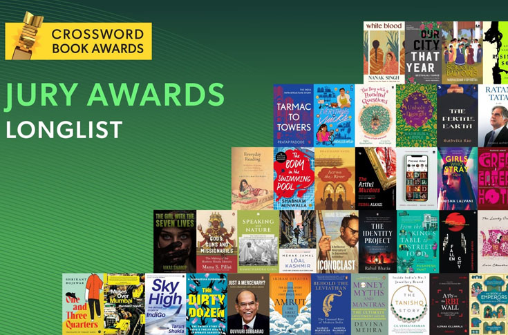 Crossword Book Awards 2025 longlist announcement featuring fiction, non-fiction, translations, children’s books, and business titles curated by a 15-member literary jury