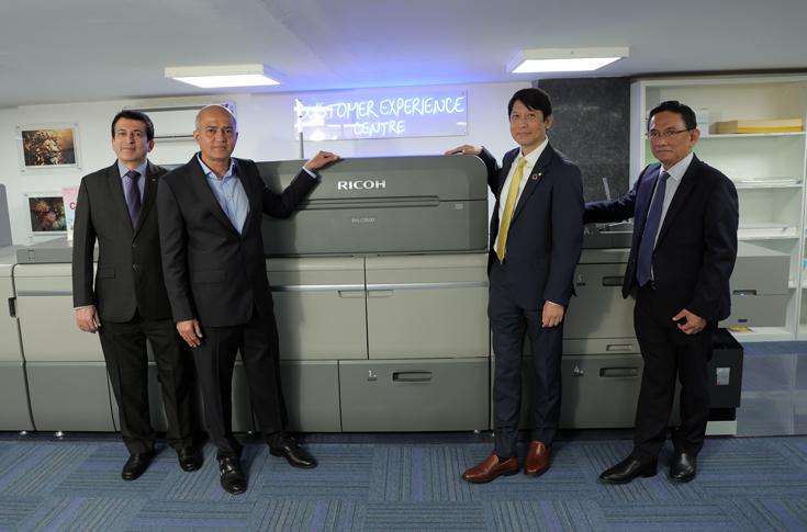 Ricoh Pro C9500 and C7500 digital colour printing presses showcasing advanced automation, wide media compatibility, and high-quality commercial print production technology