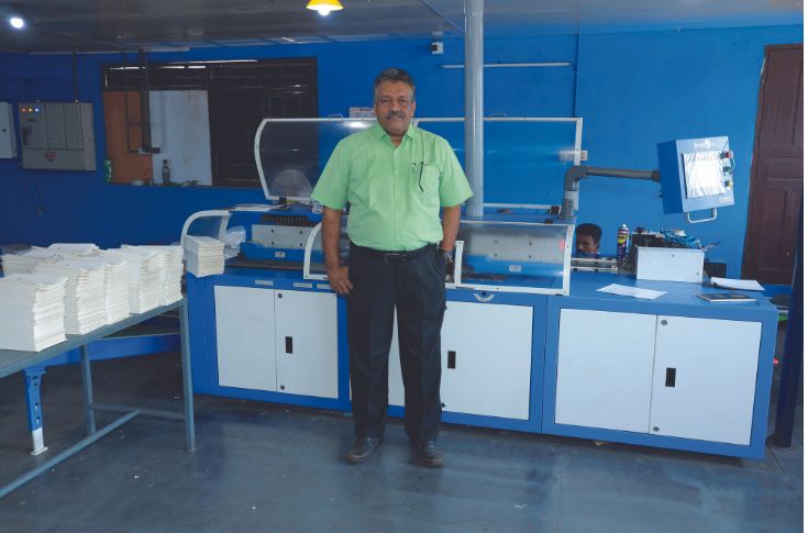 Oruma Printers & Publishers installation of WB@2500 T perfect binder with gatherer and trimmer connectivity enabling high-speed automated book production in Kerala printing facility