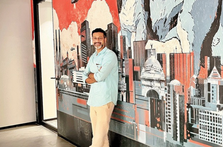 Samir Pansare, CEO of Samir Scantech, sharing his journey of combining family printing legacy, creative design knowledge, and modern entrepreneurship in the print industry