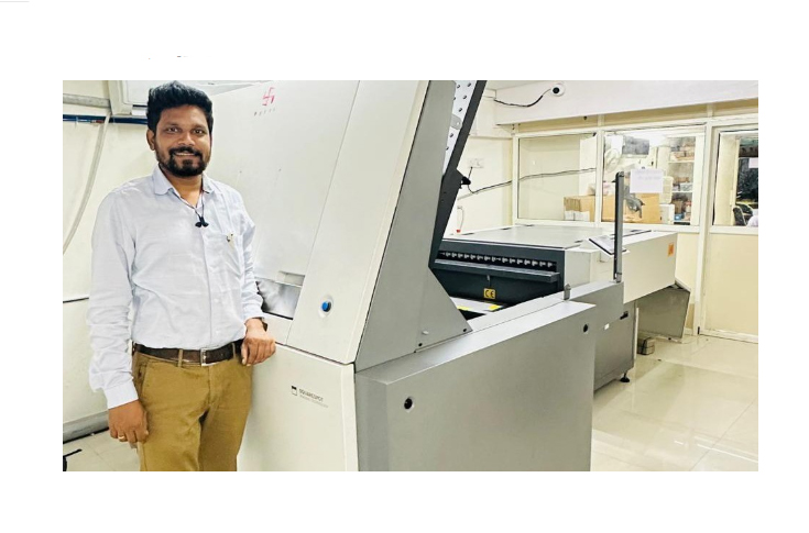 Dnyanai CTP pre-press facility with Kodak Trendsetter Q800 W-Speed CTP machine, producing high-speed printing plates for commercial offset printing applications