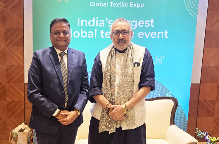 ColorJet digital textile printing technology showcasing sustainable, eco-friendly production with reduced water and energy consumption supporting India’s textile industry growth and exports