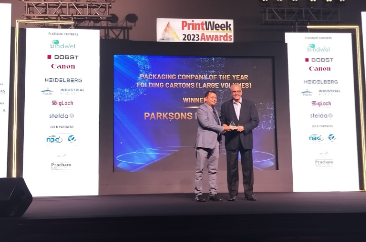 Parksons Packaging manufacturing facilities and folding carton production units across India, highlighting expanded operations in Gujarat, Daman, Haridwar, and Baddi