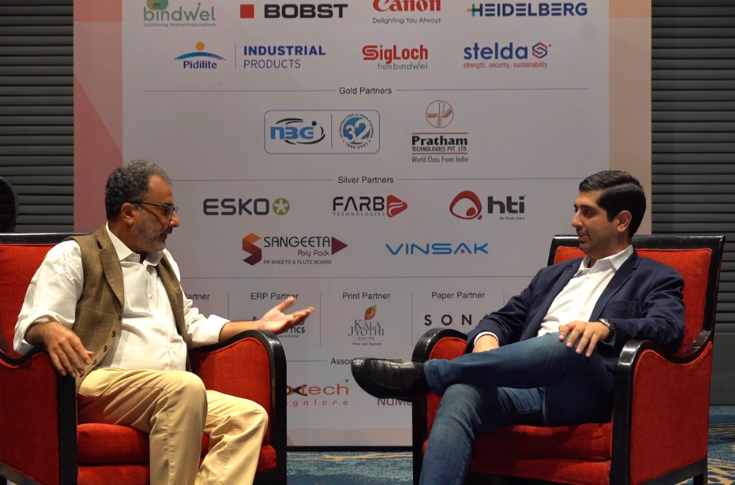 Interview with Rakshit Shroff of Nutech Print Services discussing printing and packaging industry trends, challenges, and future growth plans