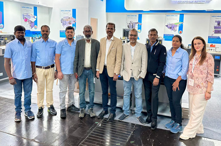 Business report on Megabound’s participation at Drupa, highlighting its exhibition of bookbinding and rigid box-making machines, international customer interest, global expansion across Europe, Africa, and Asia, achievement of EU certifications, and strong sales performance including over 50 machine orders