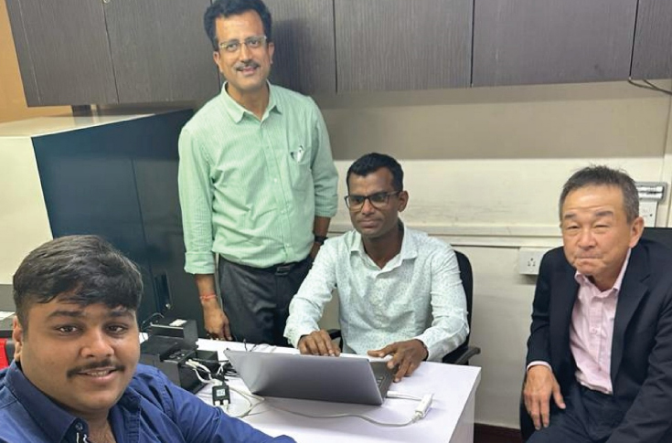 Komori India’s calibration centre in Mumbai with print quality calibration equipment and service engineers supporting printers across India and neighbouring countries