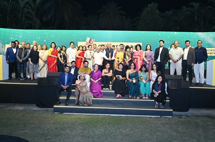 Crossword literary awards ceremony recognising authors, jurors, and industry leaders celebrating fiction, non-fiction, children’s literature, and translations with Lifetime Achievement Award presentations and popular choice winners