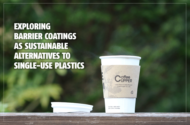 Overview of India’s packaging industry highlighting continued use of single-use plastics, growth in coating market, and emerging shift toward sustainable water-based barrier coating alternatives