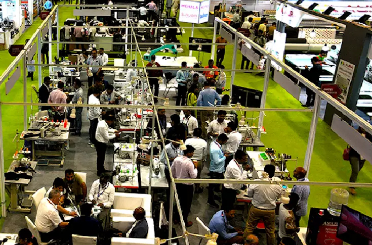 Overview of Gartex Texprocess trade show showcasing garment and textile machinery, denim manufacturing, digital and screen printing, sustainable fabric innovations, recycled textile products, water-saving dyeing technologies, CAD/CAM automation, and carbon footprint tracking solutions in the textile industry
