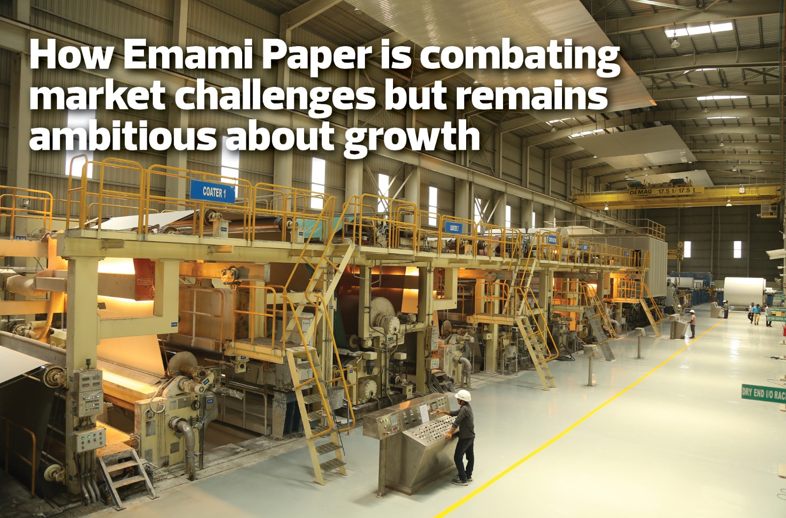 Emami Paper Mills packaging board production facility highlighting fibre-based manufacturing, capacity expansion plans, and paper mill operations focused on quality packaging board production in India