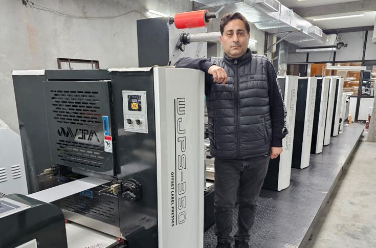 Printwell packaging facility in Haridwar featuring Wanjie India six-colour offset press, die-cutting machine, and lamination equipment used for labels, mono cartons, and rigid box production