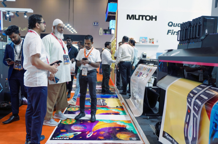 FESPA Middle East 2026 exhibition showcasing global print and signage brands, industry innovations, networking opportunities, and face-to-face business meetings in the Middle East